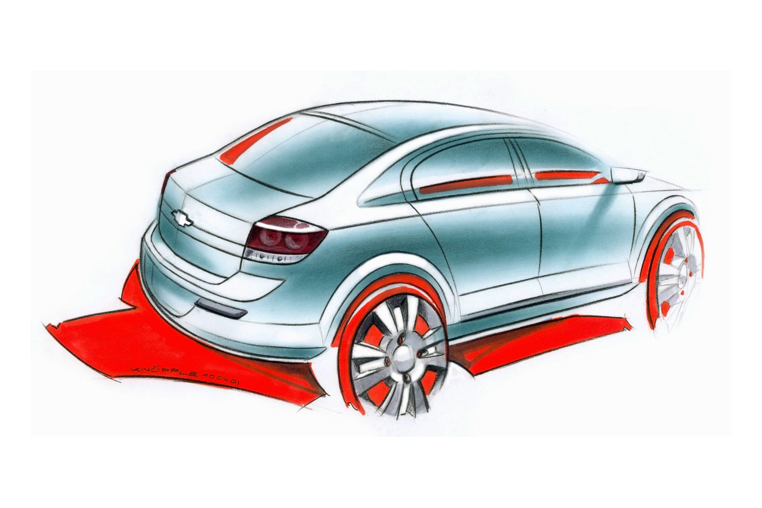 Cobalt sketch, rear three-quarter