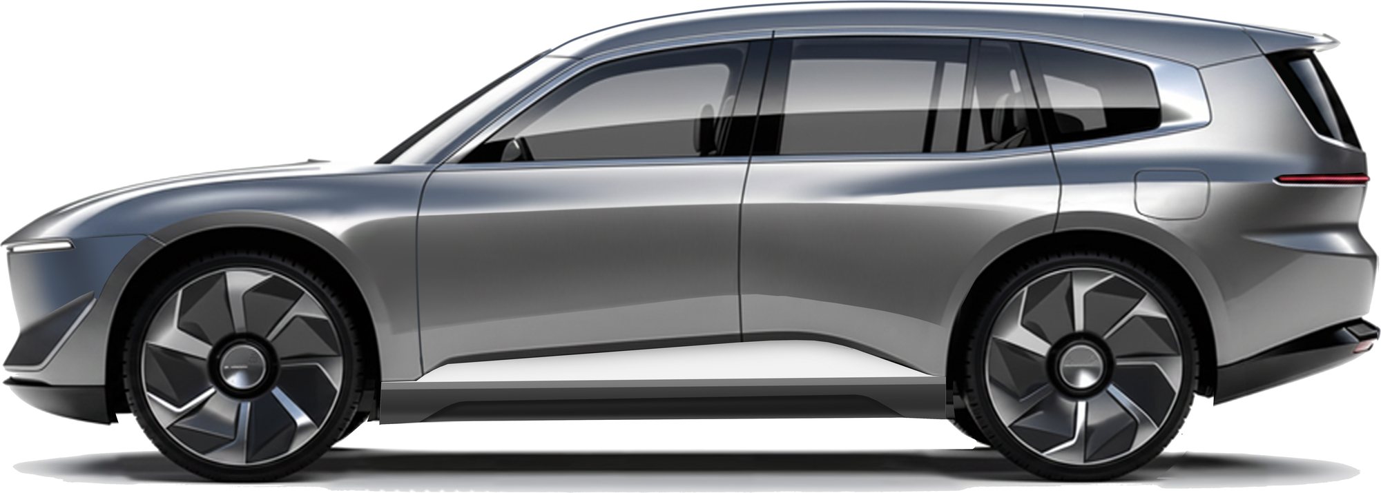 SUV concept study, side view